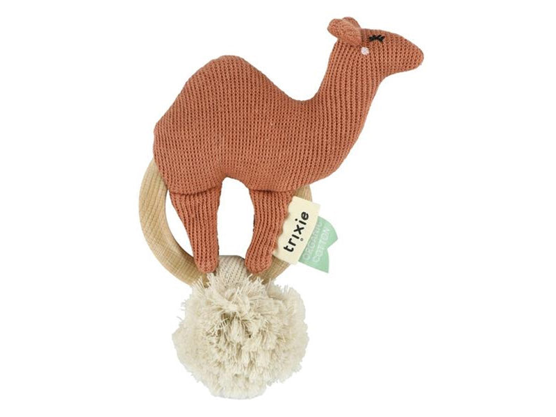 Trixie Baby Teething Ring - Camel