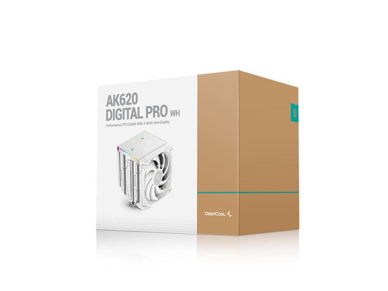 DeepCool AK620 DIGITAL PRO - White - CPU-Luftkühler - Max 25 dBA
