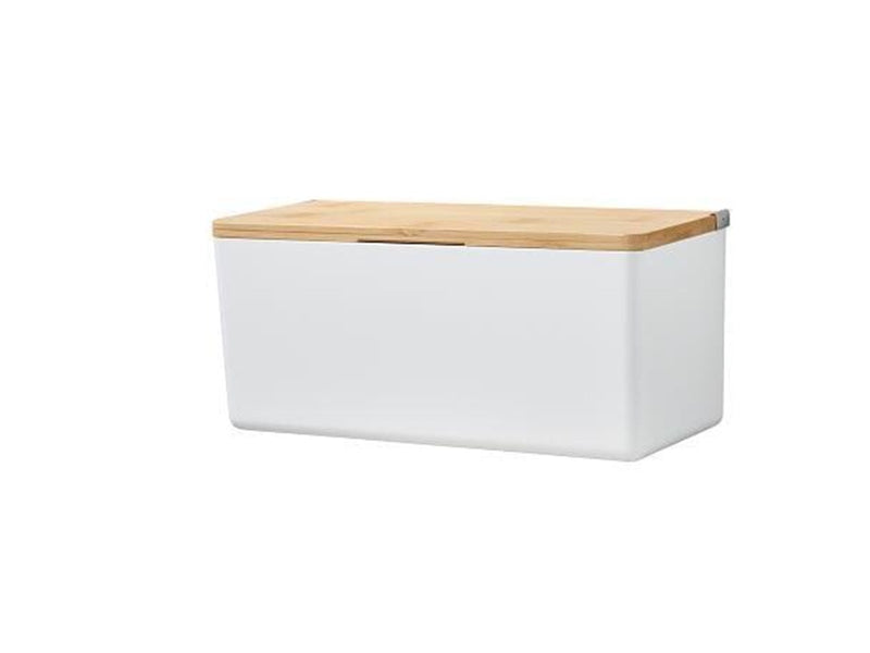 tesa Baboo Storage Box M Self-adhesive Bamboo And High-quality Plastic