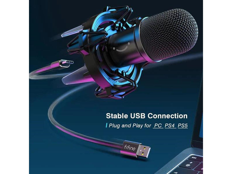 Fifine K651 USB Microphone Bundle