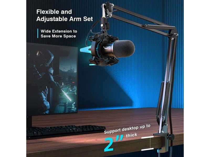 Fifine K651 USB Microphone Bundle