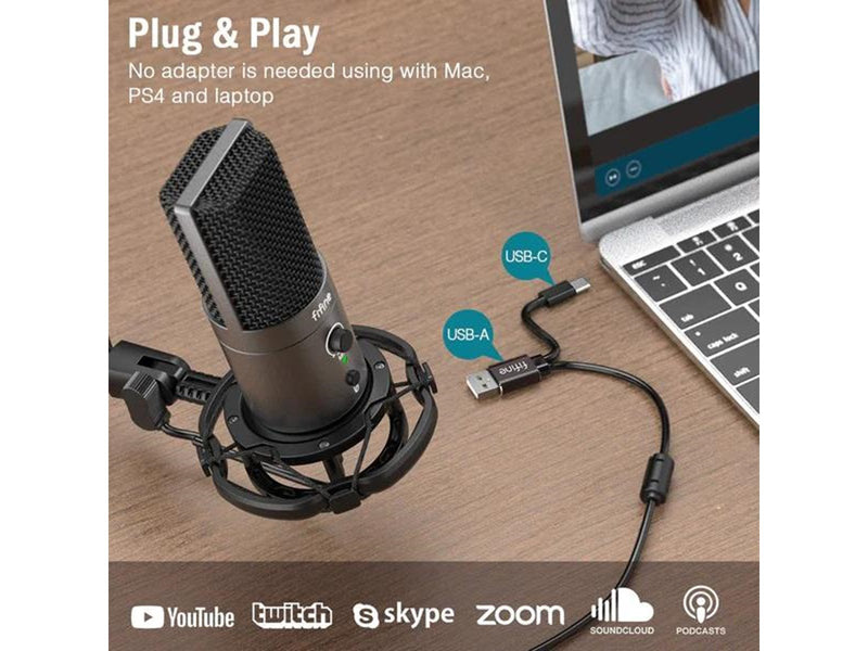Fifine T683 USB Microphone Bundle