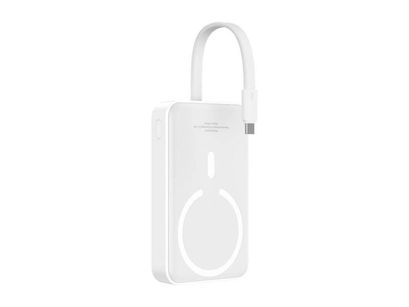 Baseus Mini 10000mAh 30W Magnetic Powerbank (white) Bayern Edition Powerbank (Akku) - Weiß - 10000 mAh