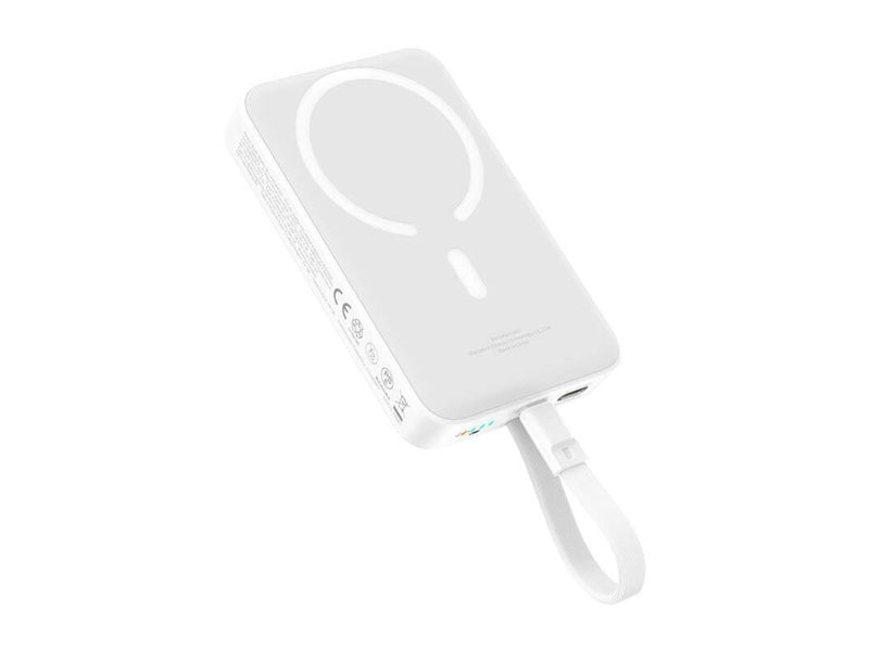Baseus Mini 10000mAh 30W Magnetic Powerbank (white) Bayern Edition Powerbank (Akku) - Weiß - 10000 mAh