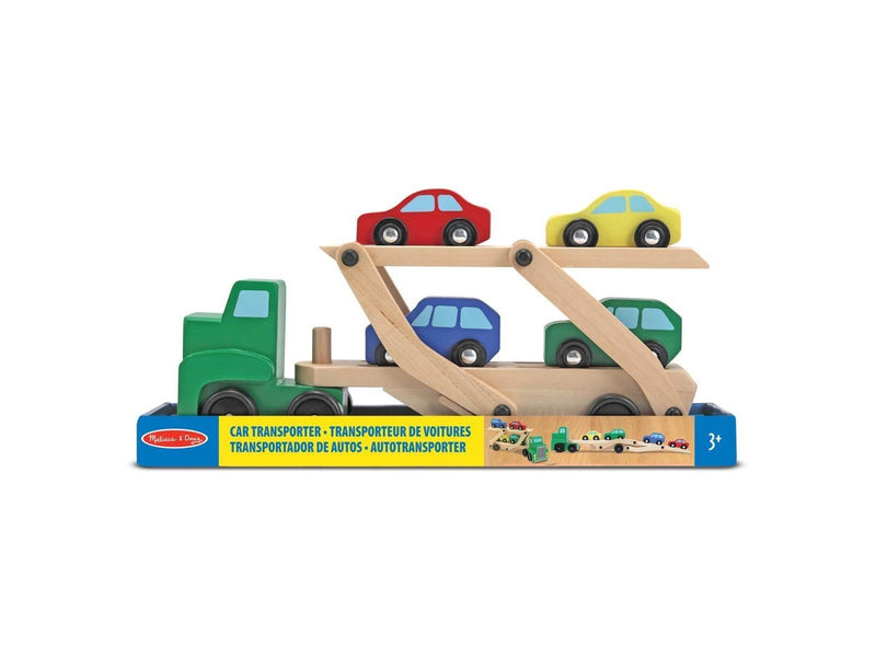 Melissa & Doug Wooden Cars Car Transporter