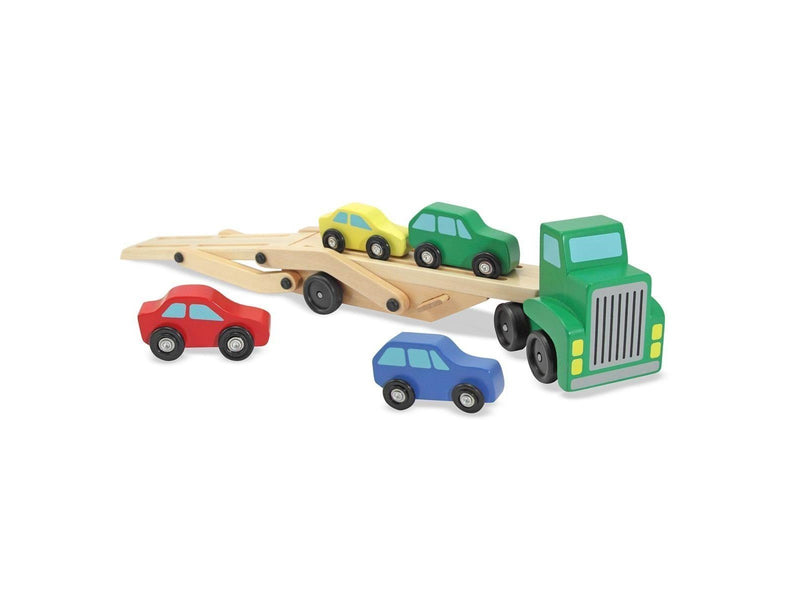 Melissa & Doug Wooden Cars Car Transporter