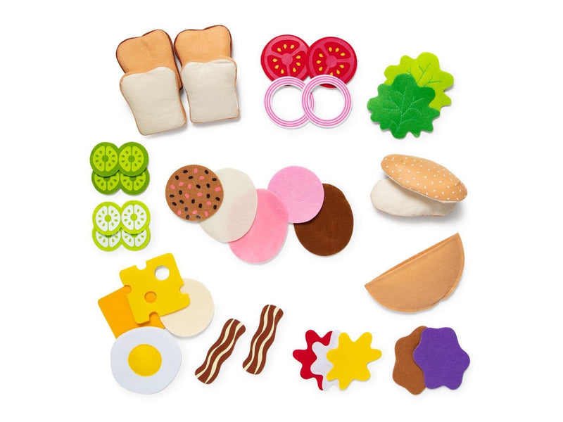 Melissa & Doug Felt Food play Sandwich set