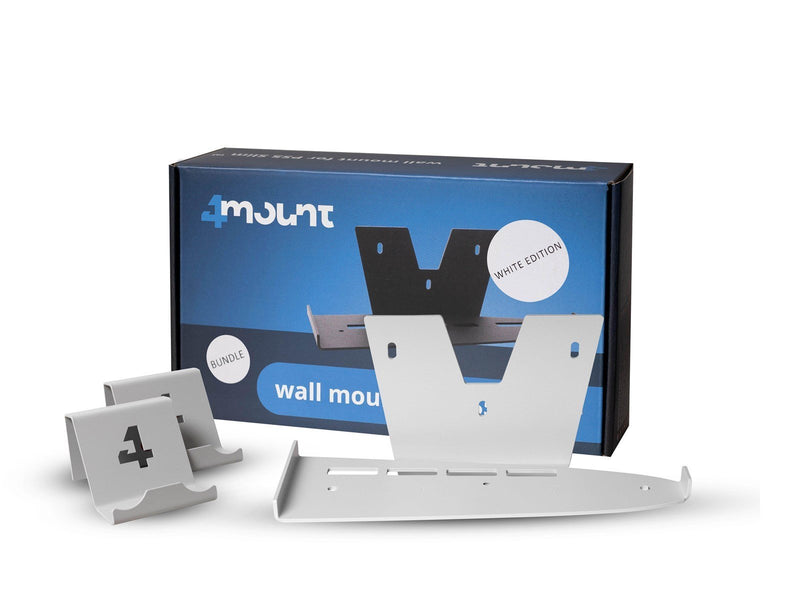 4Mount Wall Mount Bundle - White - Miscellaneous Wall Mount - Sony PlayStation 5 Slim