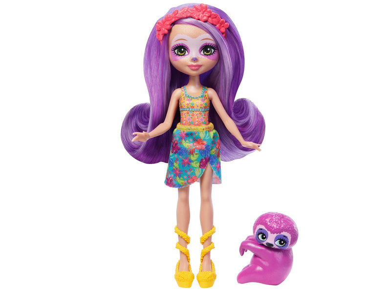 Enchantimals Sunshine Beach Sabindra Sloth & Tang Doll