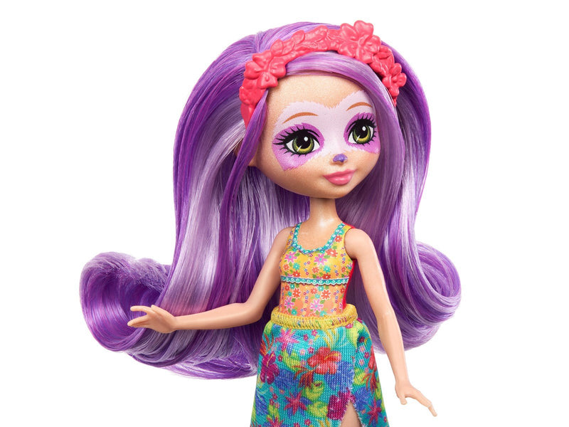 Enchantimals Sunshine Beach Sabindra Sloth & Tang Doll