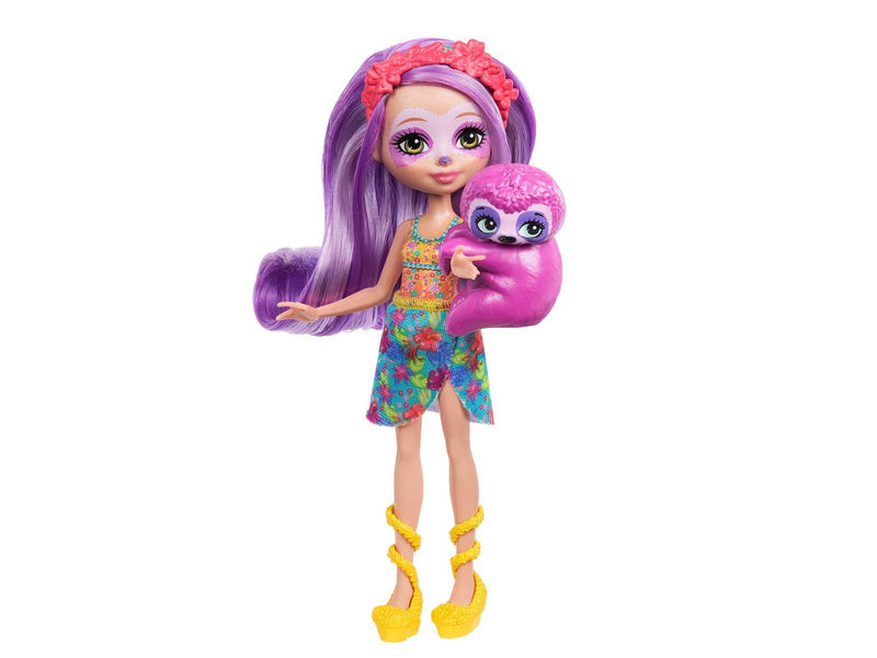 Enchantimals Sunshine Beach Sabindra Sloth & Tang Doll