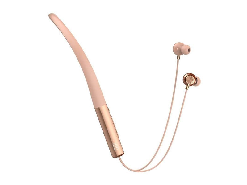 LDNIO N01 wireless neckband headphones (rose gold)