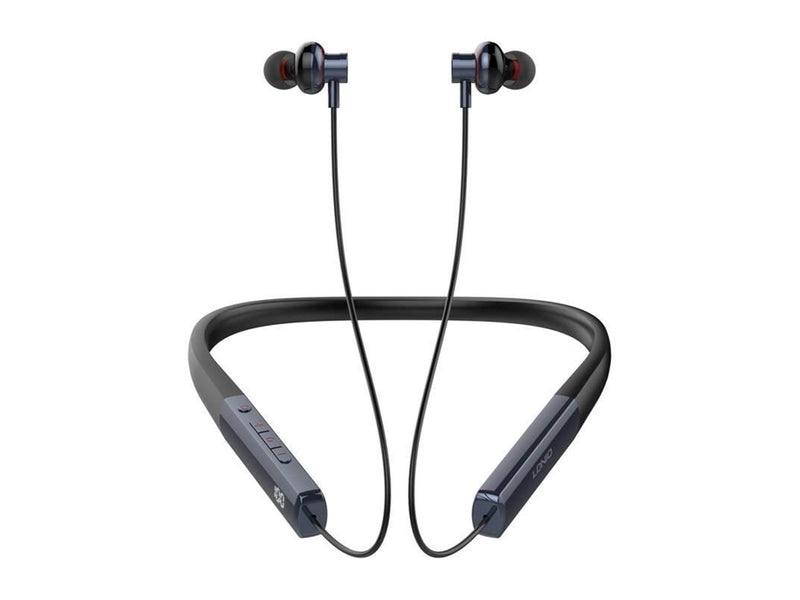 LDNIO N01 wireless neckband headphones (dark blue)