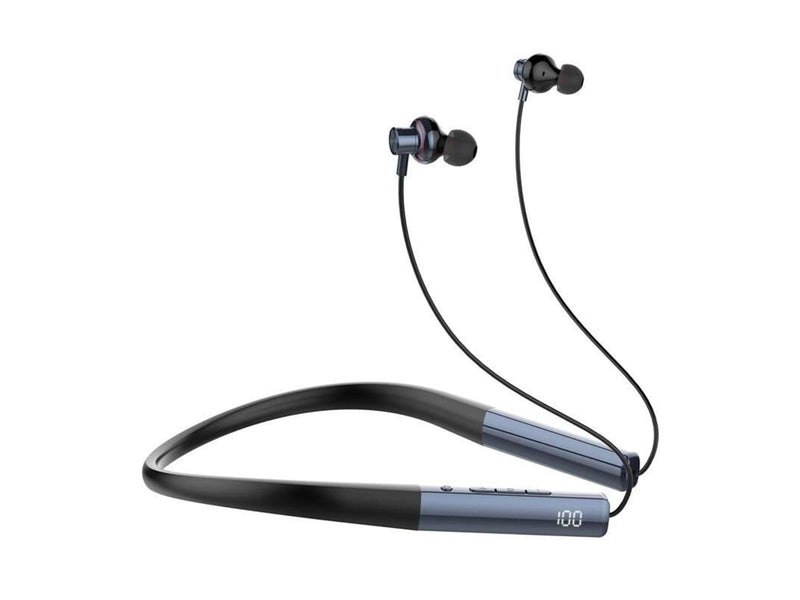 LDNIO N01 wireless neckband headphones (dark blue)