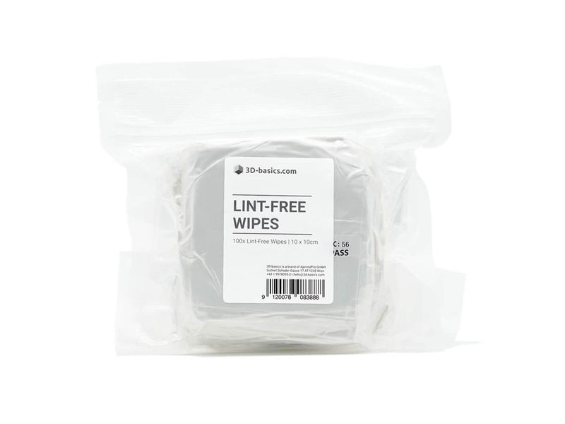 3D-basics Lint-Free Napkins 100x100mm - 100 pcs - Cleaning cloths