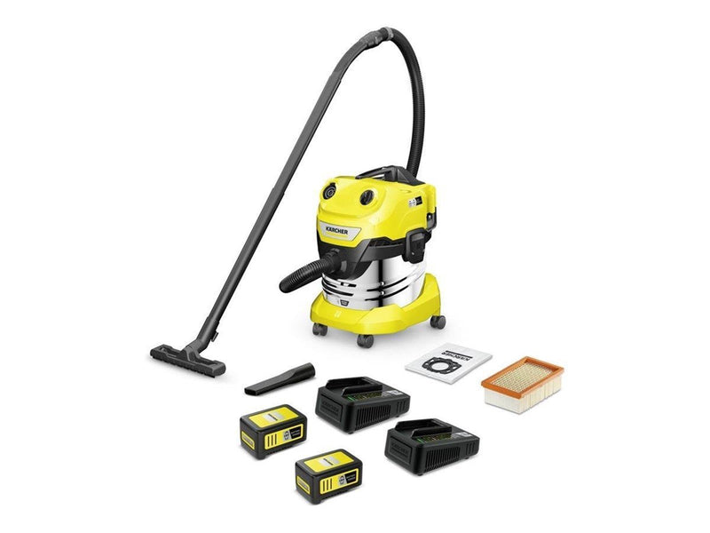Kärcher Staubsauger WD 4-18 S Dual Battery Set V-20/22