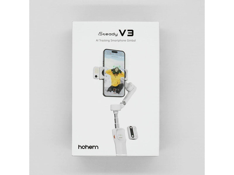Hohem Smartphone Gimbal iSteady V3 White Kit with AI