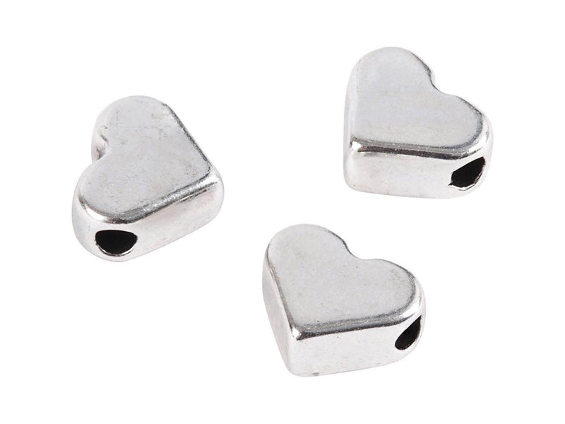 Creativ Company Space Beads Silver Plated 3pcs.