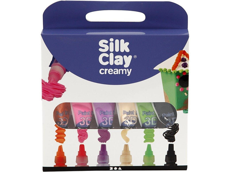 Creativ Company Silk Clay Creamy Extra Colors 6x35ml