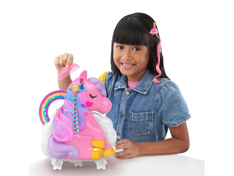 Polly Pocket Rainbow Unicorn Salon