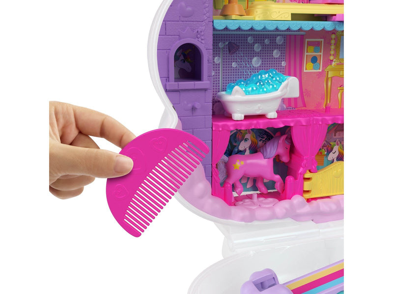 Polly Pocket Rainbow Unicorn Salon