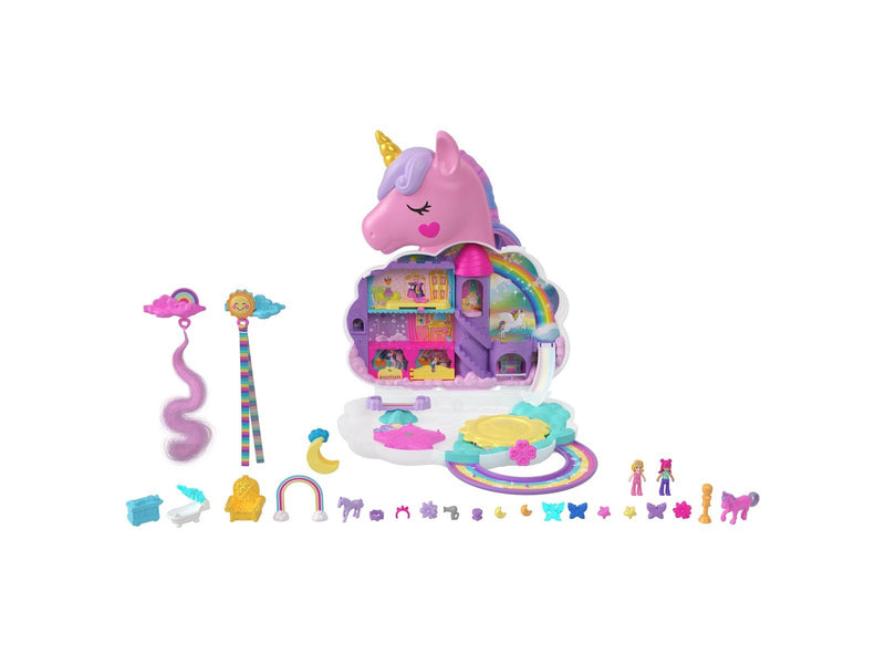 Polly Pocket Rainbow Unicorn Salon