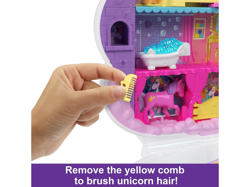 Polly Pocket Rainbow Unicorn Salon