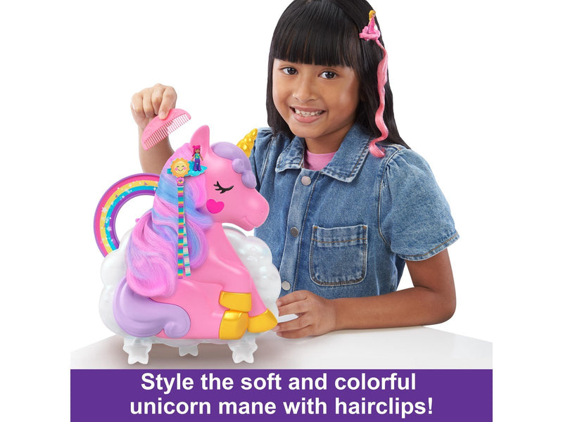 Polly Pocket Rainbow Unicorn Salon