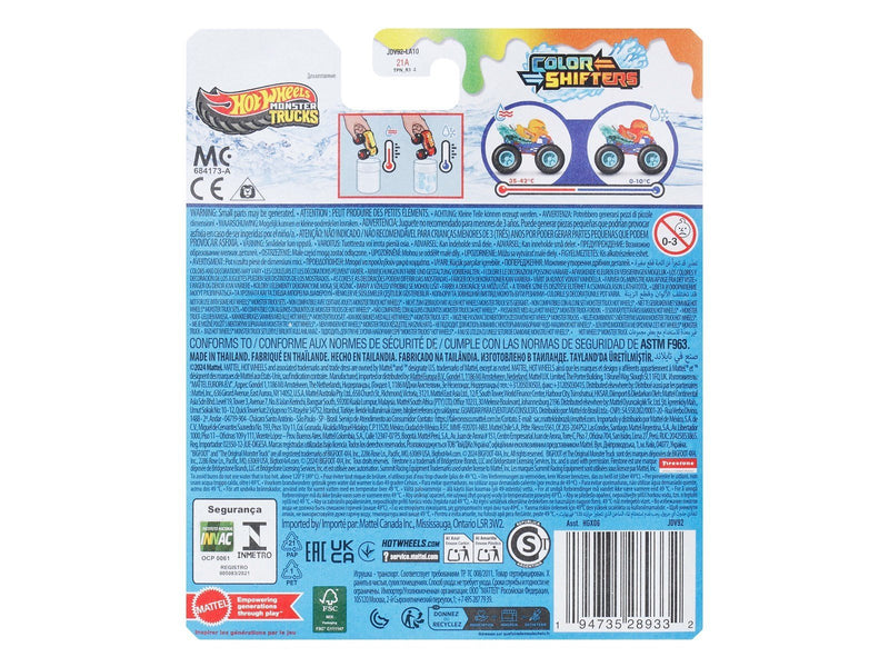 Hot Wheels Monster Trucks Colour Shiffters Duck N' Roll