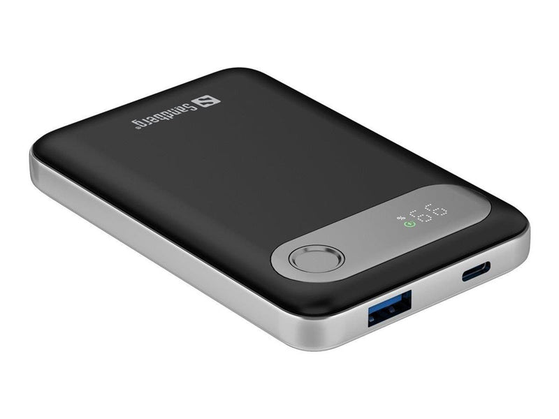 Sandberg Travel Powerbank 10000 PD20W Powerbank (Akku) - schwarz - 10000 mAh