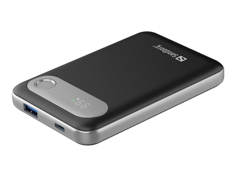 Sandberg Travel Powerbank 10000 PD20W Powerbank (Akku) - schwarz - 10000 mAh