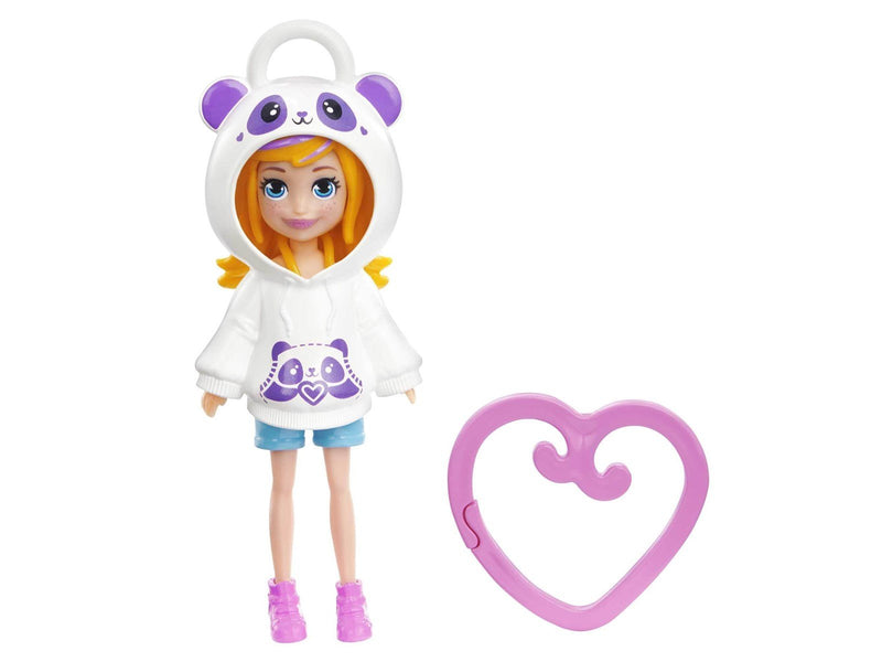 Polly Pocket Panda Clip Doll