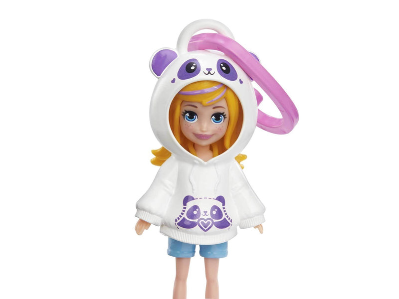 Polly Pocket Panda Clip Doll