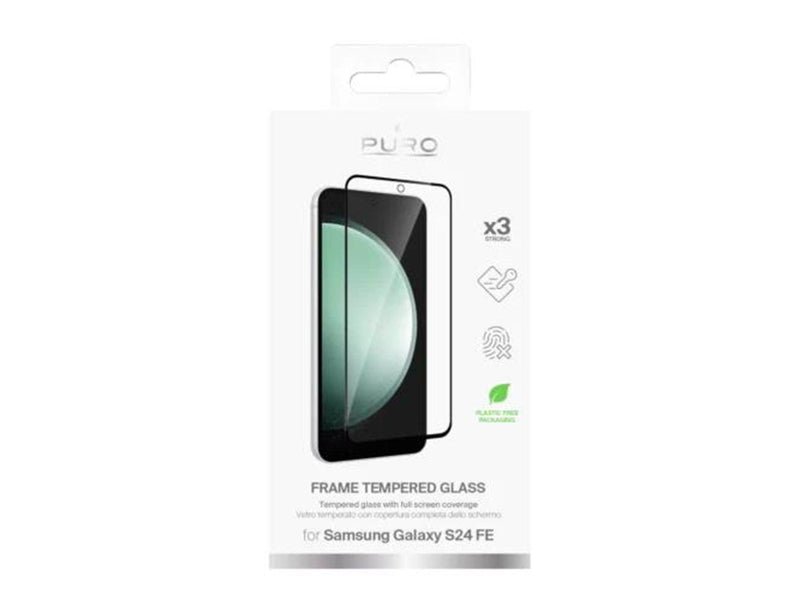 Puro Frame Tempered Glass - Samsung Galaxy S24 FE