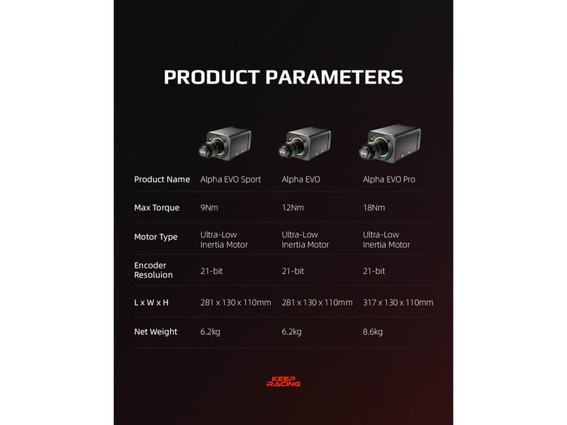 Simagic Alpha Evo - Wheel base (12Nm) - Sim Racing Accessory