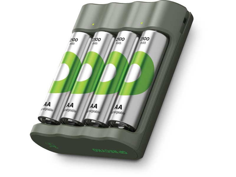 GP Battery Charger Everyday B441 with 4xAA 2100mAh