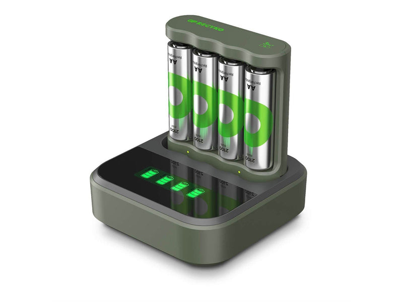 GP Battery Charger Everyday B441 + D451 with 4xAA 2100mAh Batteries