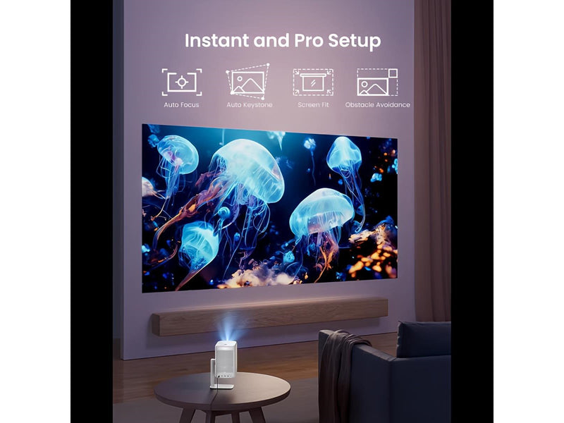 Dangbei Projektoren N2 Bundle (Stand) - White - 1920 x 1080 - 400 ANSI lumens
