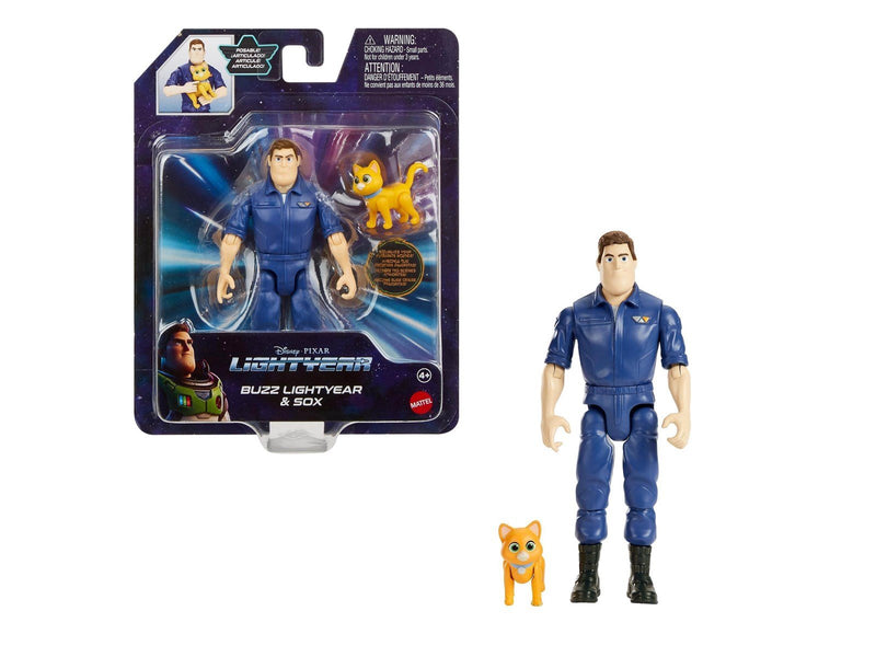 Disney Pixar Lightyear Buzz Lightyear & Sox Figures