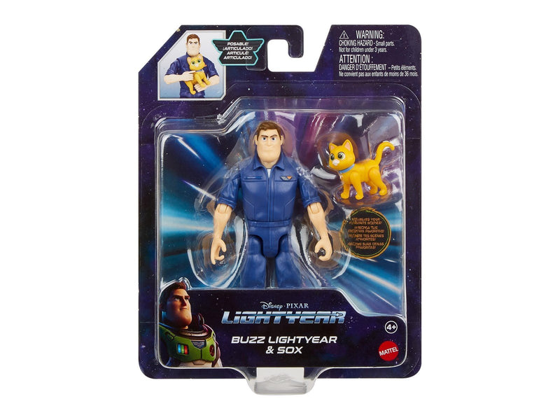 Disney Pixar Lightyear Buzz Lightyear & Sox Figures