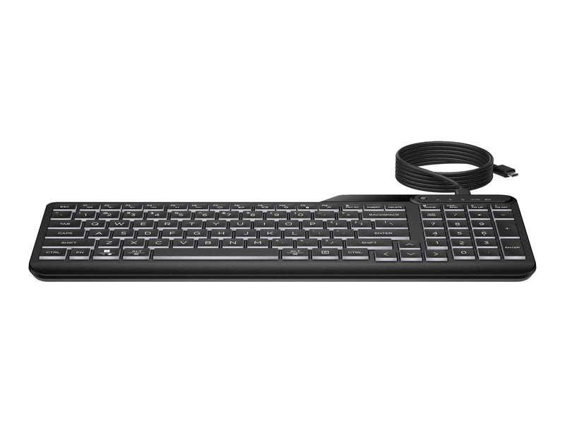 HP 400 - Tastaturen - Englisch - Schwarz