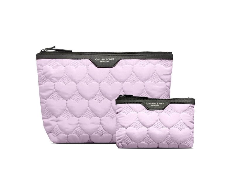 Gillian Jones Urban Travel 2-Piece Set - Purple Hearts