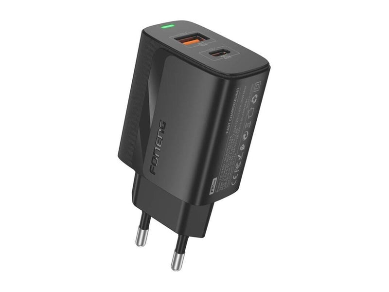 Foneng EU66 A+C 2 network charger (PD20W) black