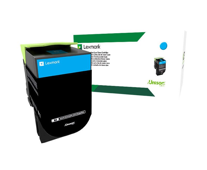 Lexmark Original Toner - cyan (71B2HC0) für CS417dn, CS517de, CX417de, CX517de