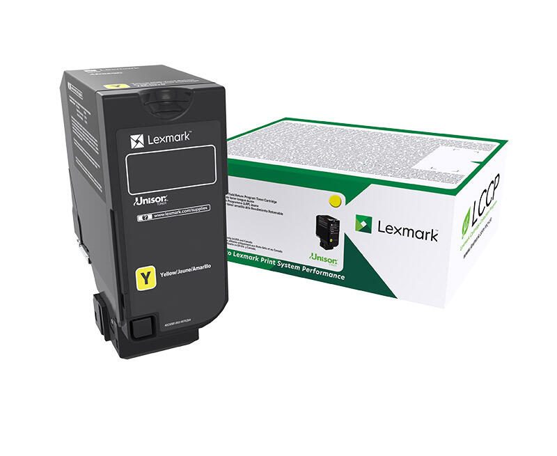 Lexmark Original Toner - gelb (75B20Y0) für CS727de, CS728de, CX727de