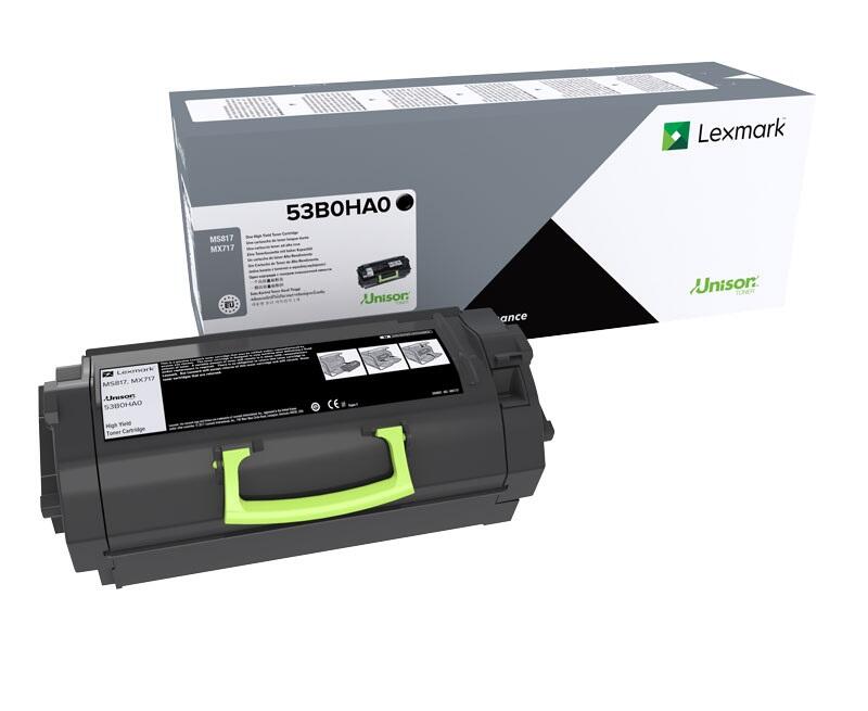Lexmark Original Toner Standard Variante - MS817 / MX717 schwarz 25.000 Seiten (53B0HA0)