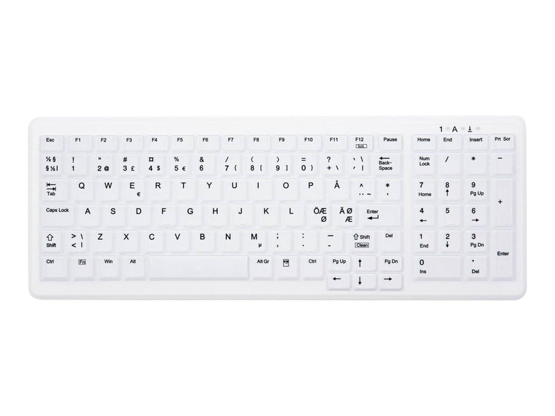 Cherry Active Key MedicalKey AK-C7000 - keyboard - Nordic - white Input Device - Tastaturen - Nordisch - Weiss