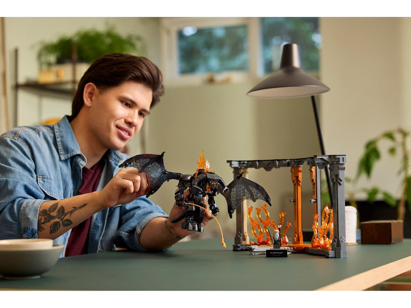 LEGO Icons 10367 Der Herr der Ringe: Balrog™ Bücherstütze