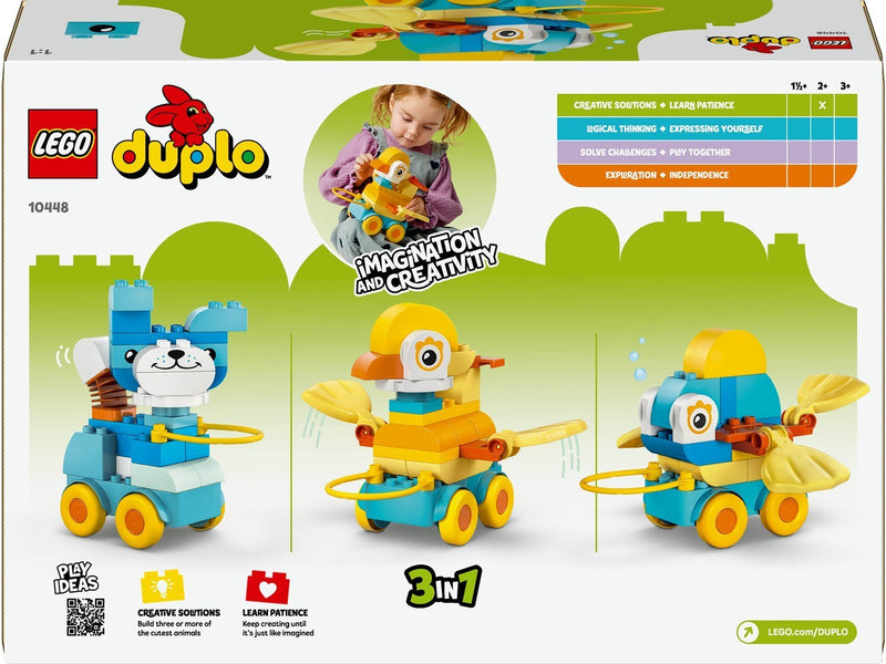 LEGO DUPLO 10448 Tiere auf Rädern 3-in-1-Set