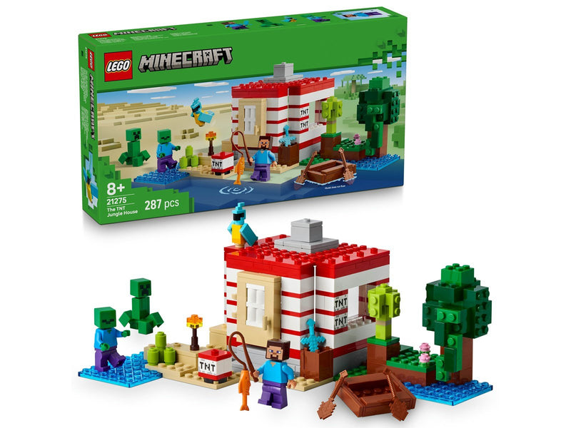 LEGO Minecraft 21275 Das TNT-Dschungelhaus
